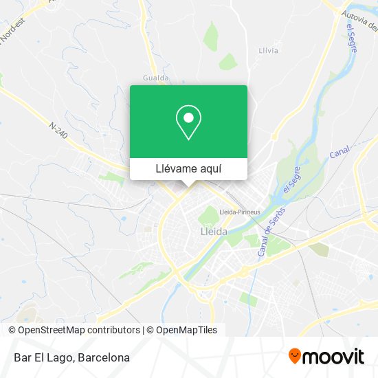 Mapa Bar El Lago