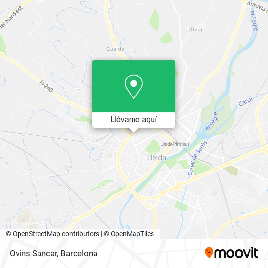 Mapa Ovins Sancar