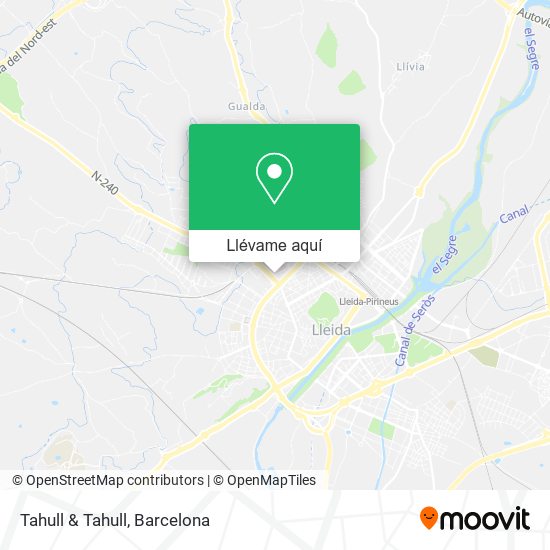 Mapa Tahull & Tahull