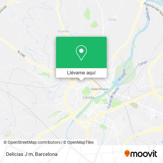 Mapa Delicias J m