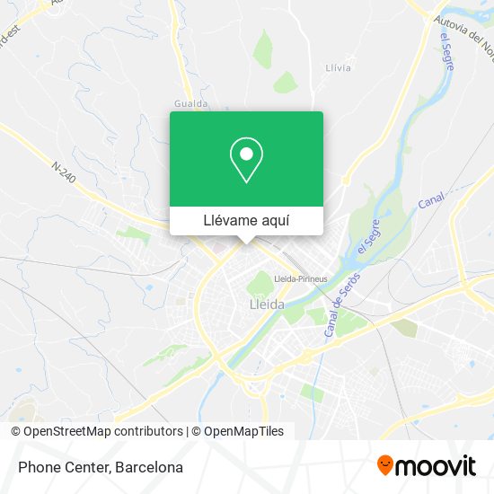 Mapa Phone Center