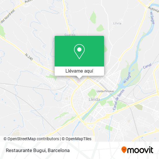 Mapa Restaurante Bugui