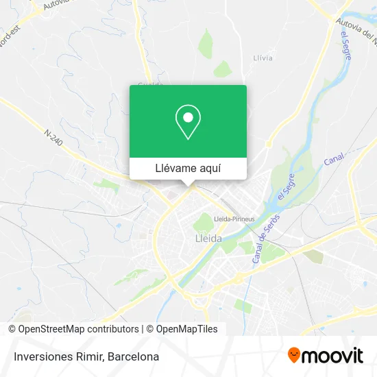 Mapa Inversiones Rimir