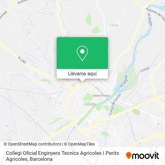 Mapa Collegi Oficial Enginyers Tecnics Agricoles I Perits Agricoles