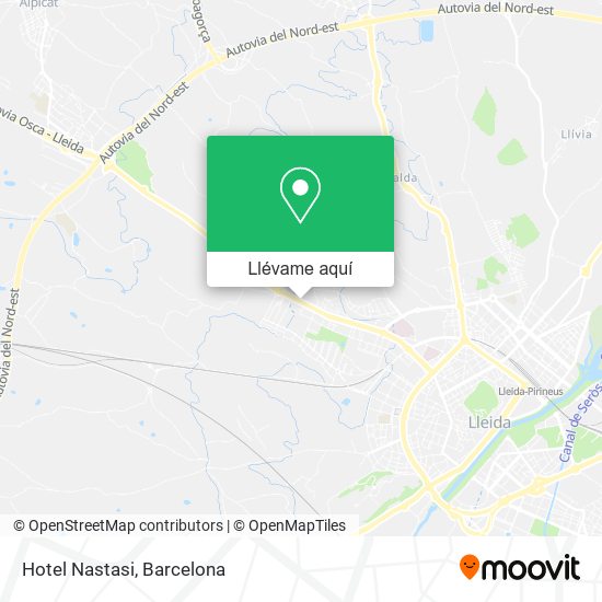 Mapa Hotel Nastasi