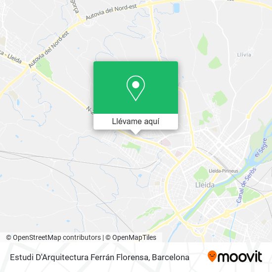 Mapa Estudi D'Arquitectura Ferrán Florensa