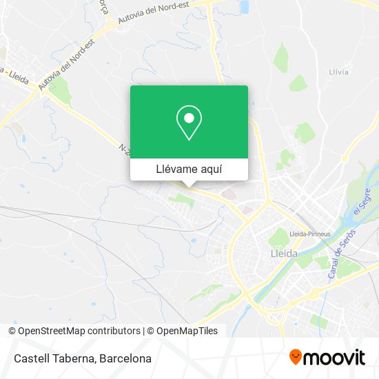 Mapa Castell Taberna