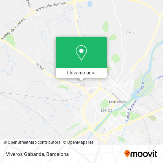 Mapa Viveros Gabande