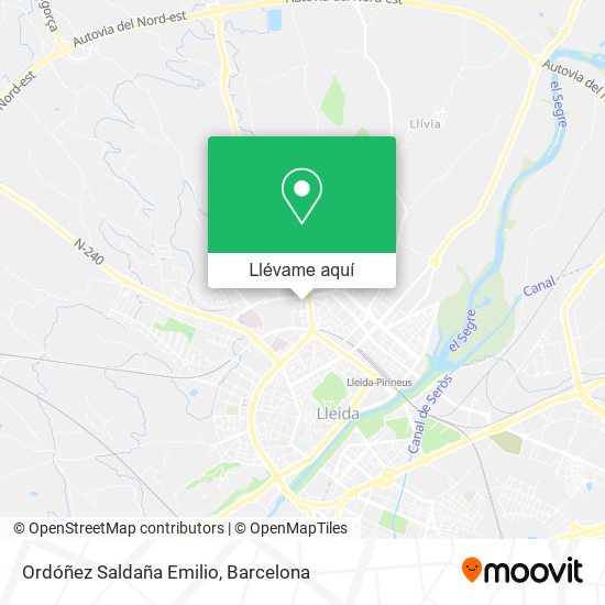 Mapa Ordóñez Saldaña Emilio