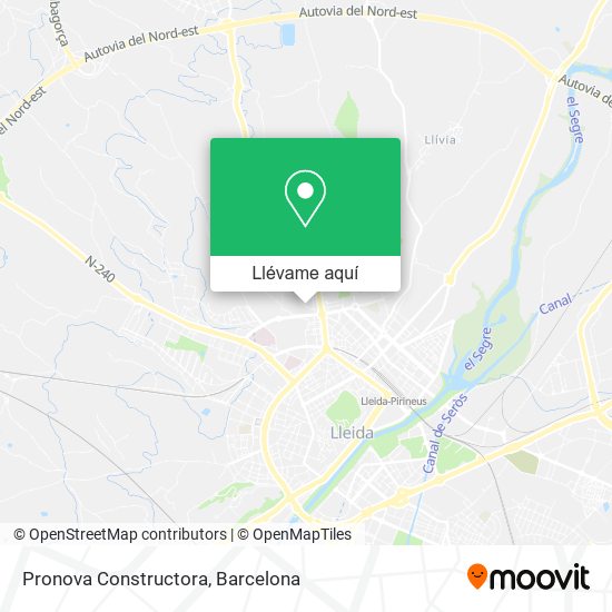 Mapa Pronova Constructora