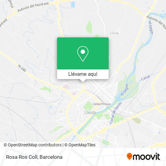 Mapa Rosa Ros Coll