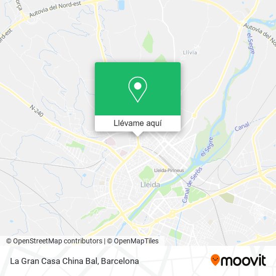 Mapa La Gran Casa China Bal