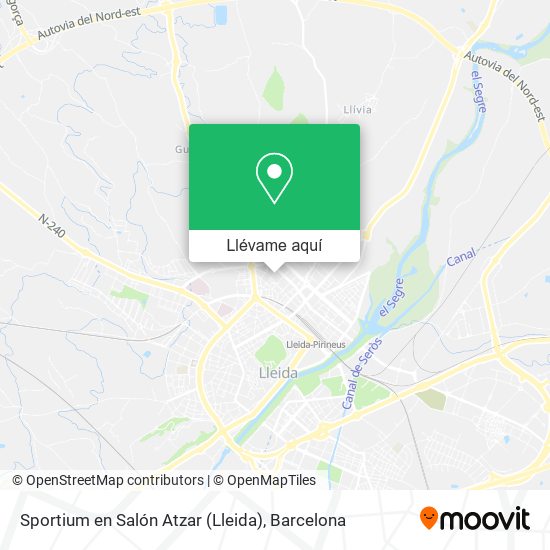 Mapa Sportium en Salón Atzar (Lleida)