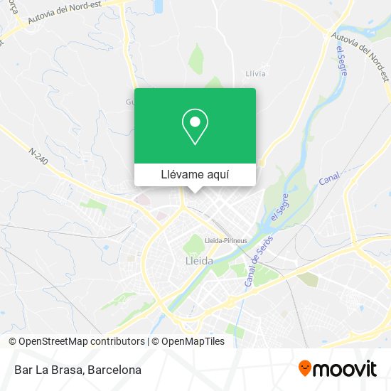 Mapa Bar La Brasa