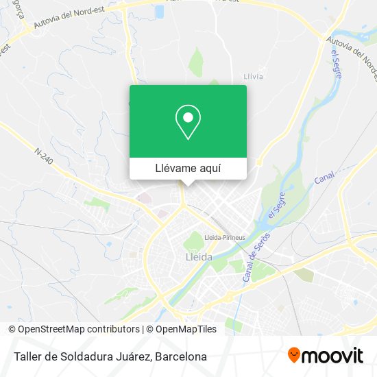 Mapa Taller de Soldadura Juárez