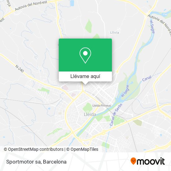 Mapa Sportmotor sa
