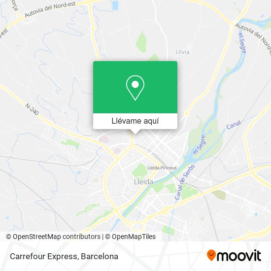 Mapa Carrefour Express