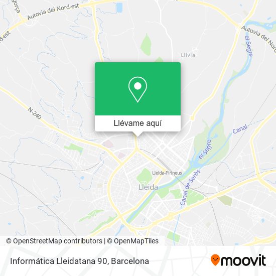 Mapa Informática Lleidatana 90