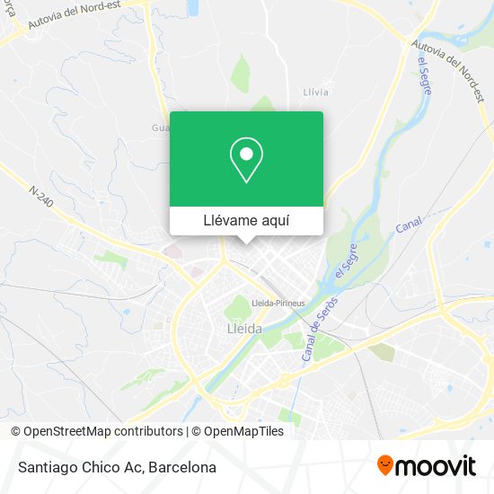 Mapa Santiago Chico Ac