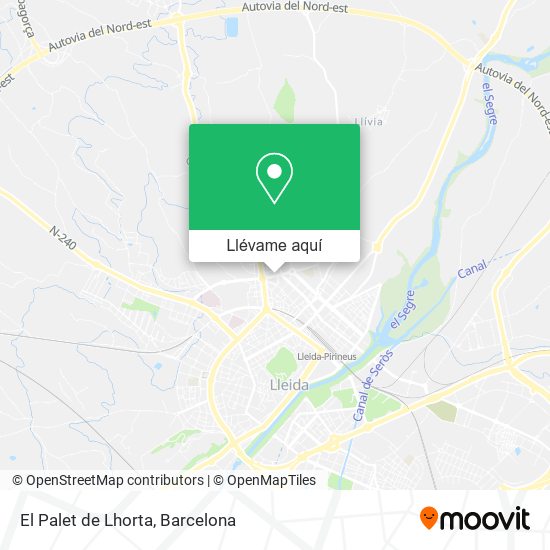 Mapa El Palet de Lhorta