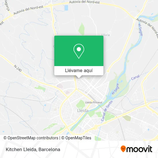 Mapa Kitchen Lleida