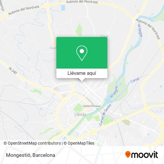 Mapa Mongestió