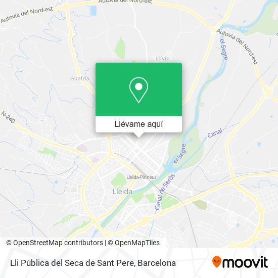 Mapa Lli Pública del Seca de Sant Pere