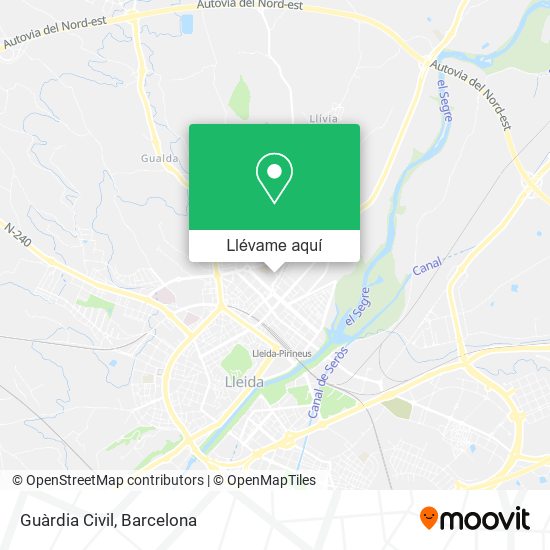 Mapa Guàrdia Civil