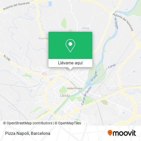 Mapa Pizza Napoli