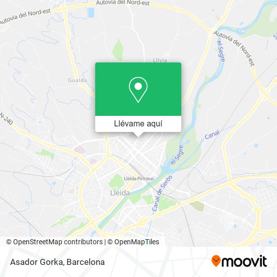Mapa Asador Gorka