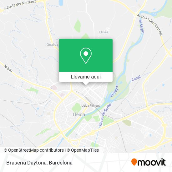 Mapa Brasería Daytona