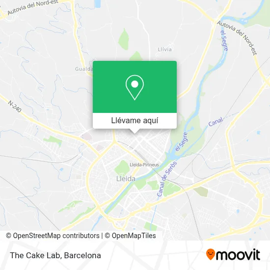 Mapa The Cake Lab