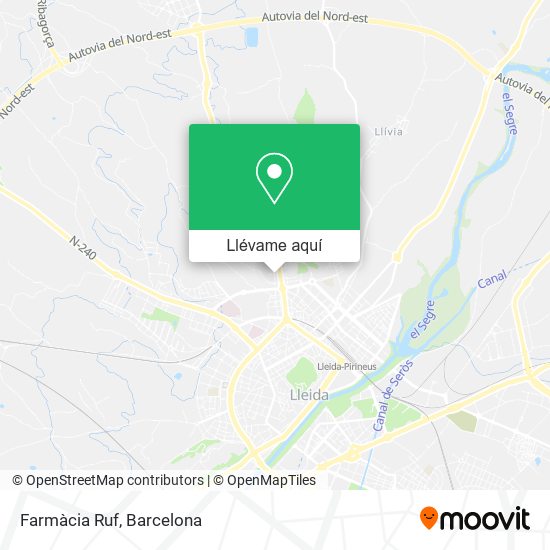 Mapa Farmàcia Ruf