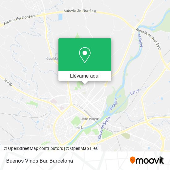 Mapa Buenos Vinos Bar