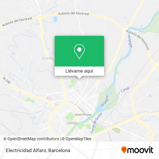 Mapa Electricidad Alfaro
