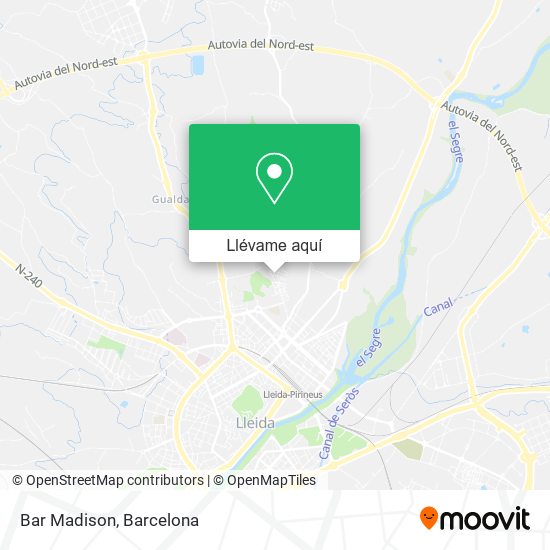 Mapa Bar Madison