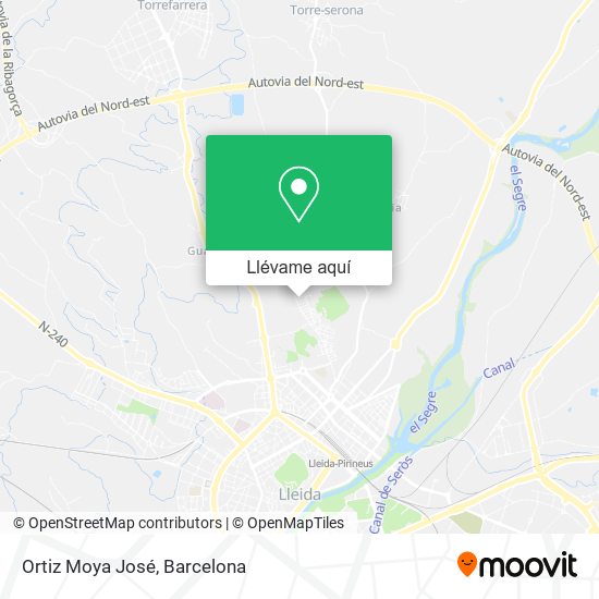 Mapa Ortiz Moya José