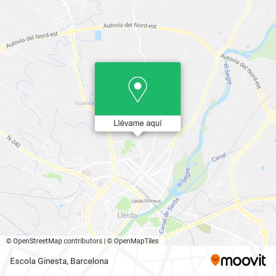 Mapa Escola Ginesta