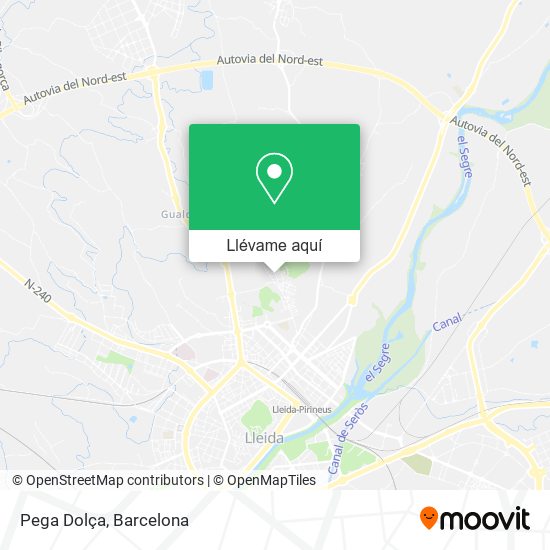 Mapa Pega Dolça