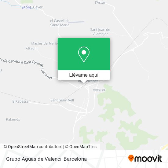 Mapa Grupo Aguas de Valenci