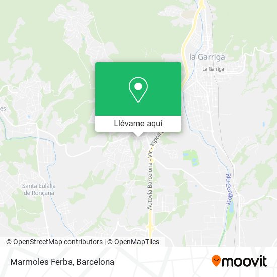 Mapa Marmoles Ferba