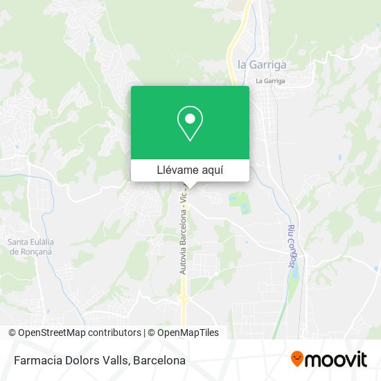 Mapa Farmacia Dolors Valls