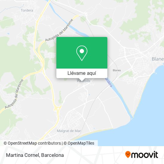Mapa Martina Cornel