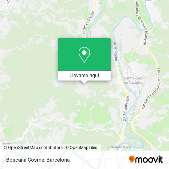 Mapa Boscana Cosme