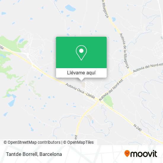 Mapa Tantde Borrell