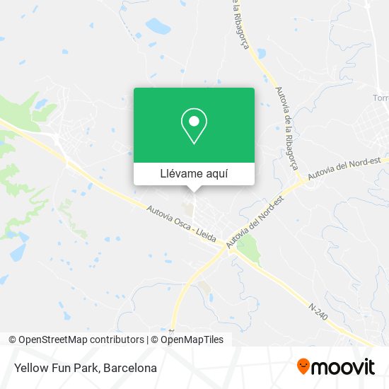 Mapa Yellow Fun Park