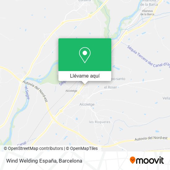 Mapa Wind Welding España