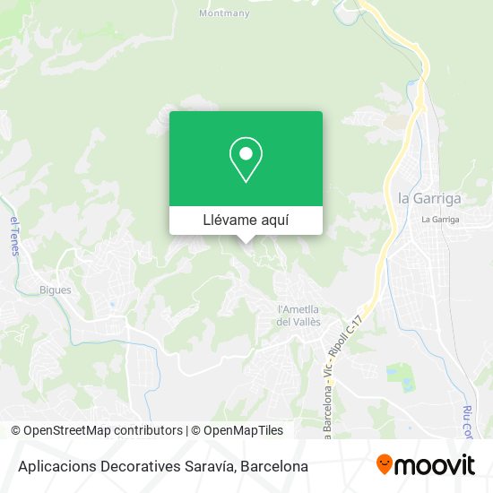 Mapa Aplicacions Decoratives Saravía