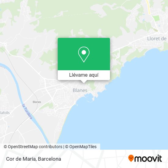 Mapa Cor de María