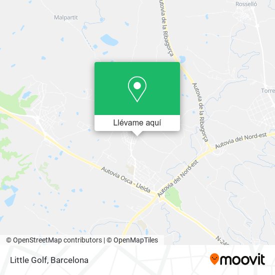 Mapa Little Golf